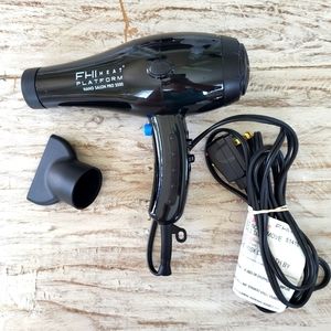 FHI Hair Dryer Black Heat Platform Nano Salon Pro 2000